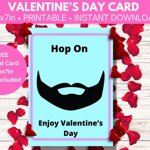 Carte de la Saint-Valentin - Beard Hop On Pride - Téléchargement numérique
