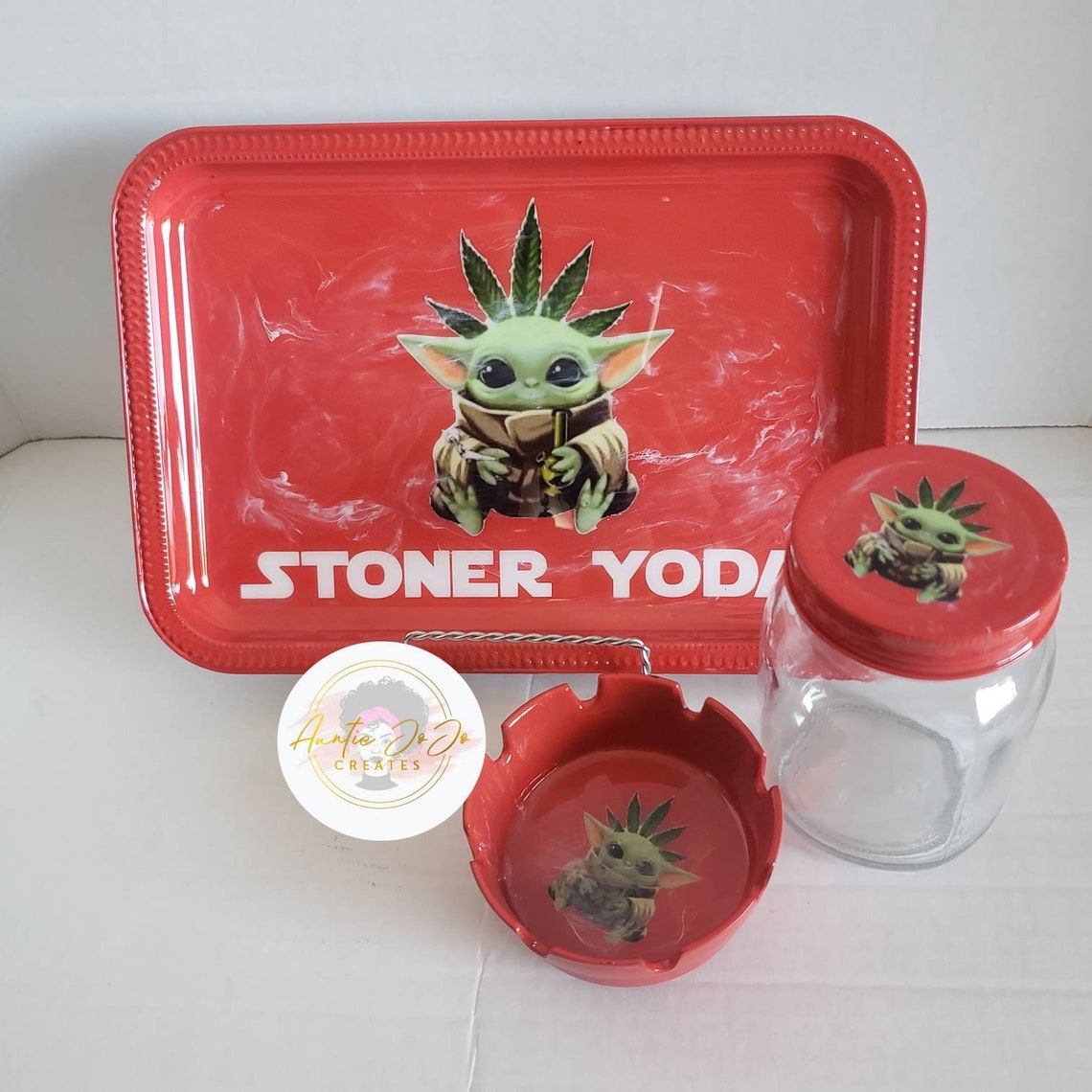 Baby Yoda Rolling Tray Etsy