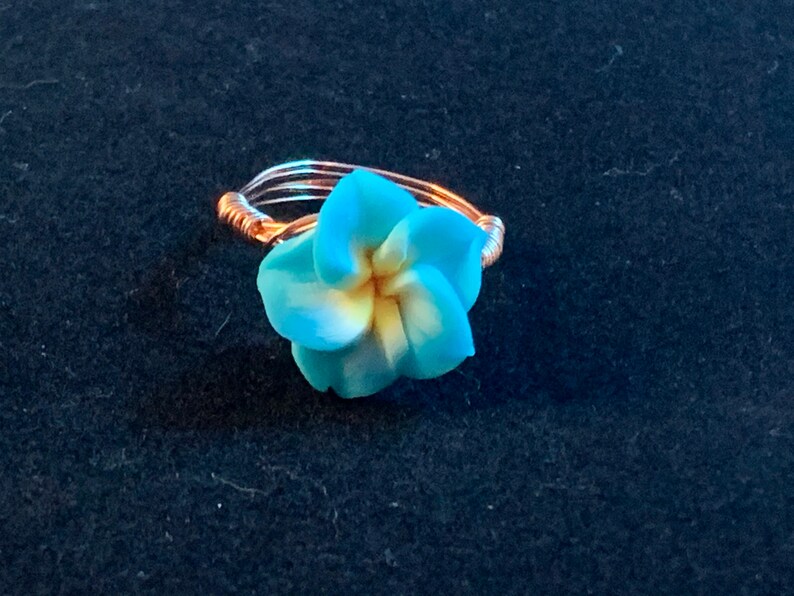 Flower Wire Rings Etsy