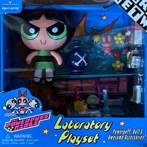 Powerpuff Girls Buttercup vintage doll Playset