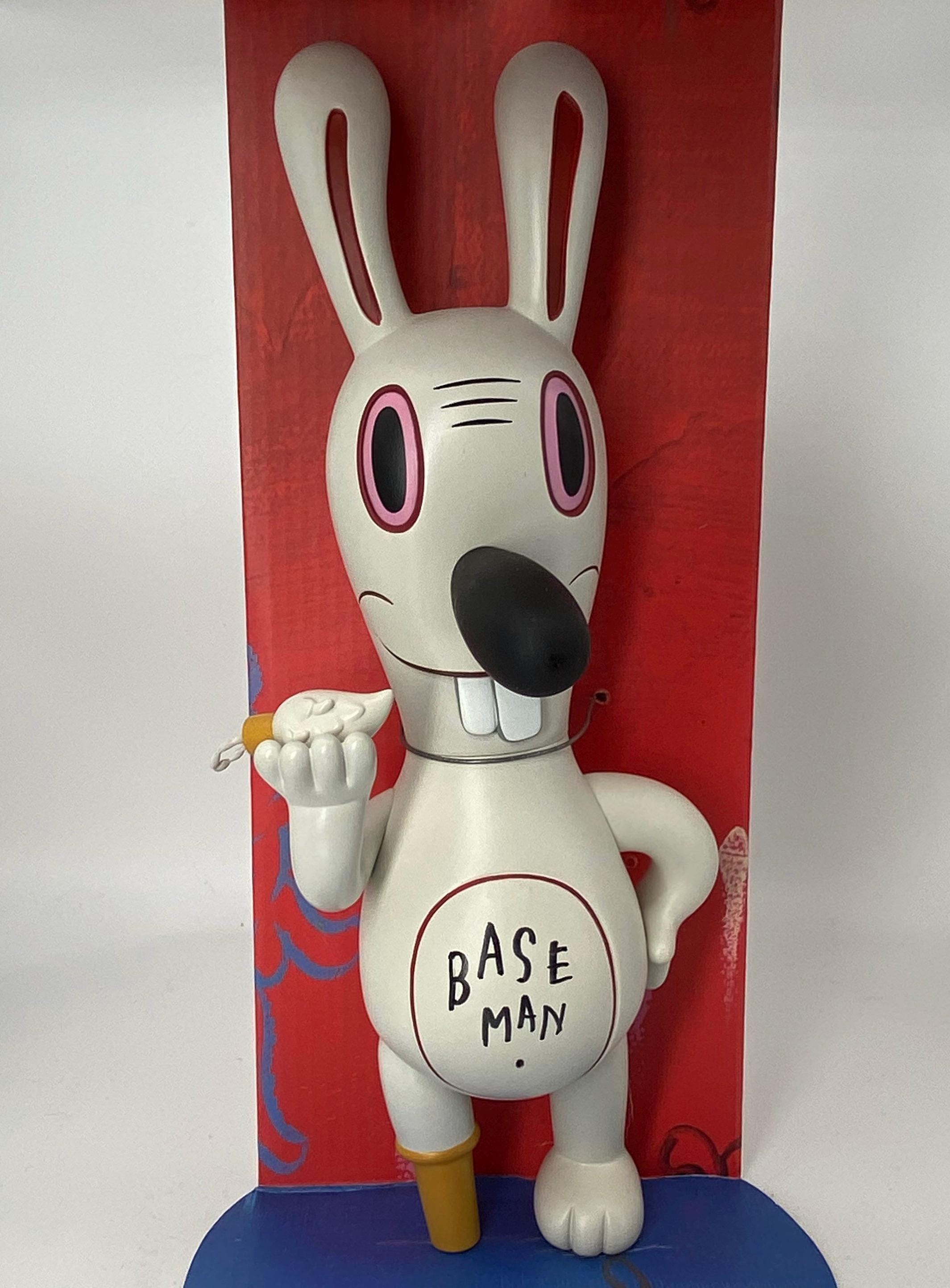 Signed Gary Baseman Dumb Luck Rabbit Vinyl Figure - Limited