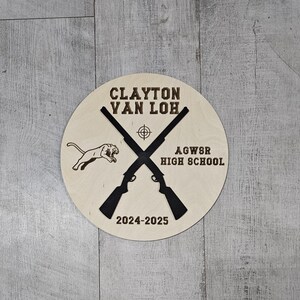 Personalized Trapshooting Plaque | Custom Engraved Trapshooting team