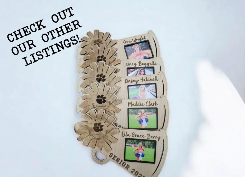 Cheer Coach Gift, Cheerleading Plaque, team gift to coach, great season award, Thank You Coach 2025 2026 Cheer image 10