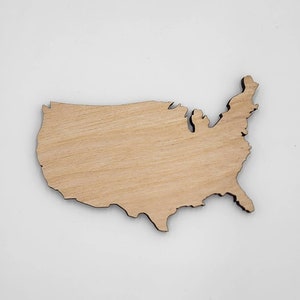 America Unfinished wood blank USA, 4th of July, DIY craft blanks Fourth of July