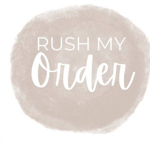 Rush my order