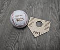 Personalized Engraved Baseball & Ball Display | Autograph ball Team Gift with Player Names | Coach Gift | Custom Baseball Holder