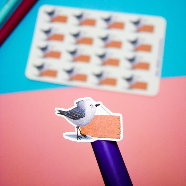 Piper Bird Notification Planner Stickers- Matte stickers- Reminder Stickers- Piper Shorts - The BEAR Accessories
