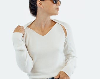 Cashmere Shrug / Ivory