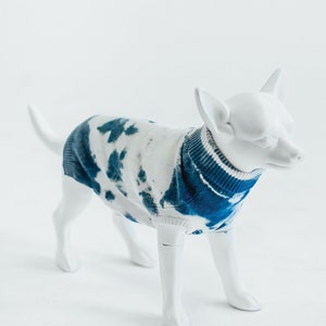 Cashmere Dog Sweater / Blue