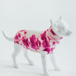 Cashmere Dog Sweater / Pink