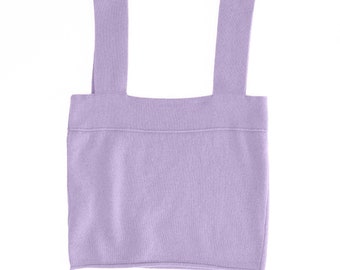 Cashmere Wool Bralette / Lavender