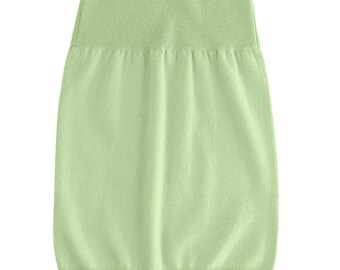 Cashmere Wool Mini Skirt / Pear