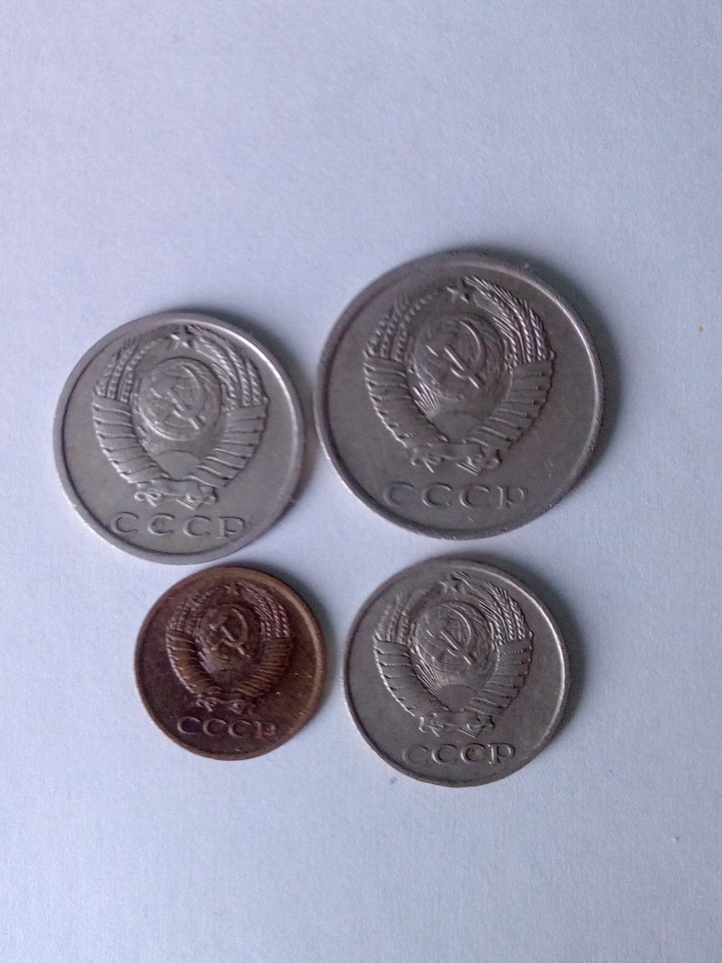 Collection of Soviet kopecks in 1979