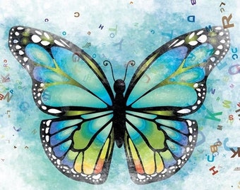 US Seller Free Shipping Multi Colored Butterfly Full Round Drill Diamond Art Painting