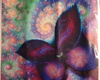 US Seller Free Shipping Multi Colored Butterfly Full Round Drill Diamond Art Painting