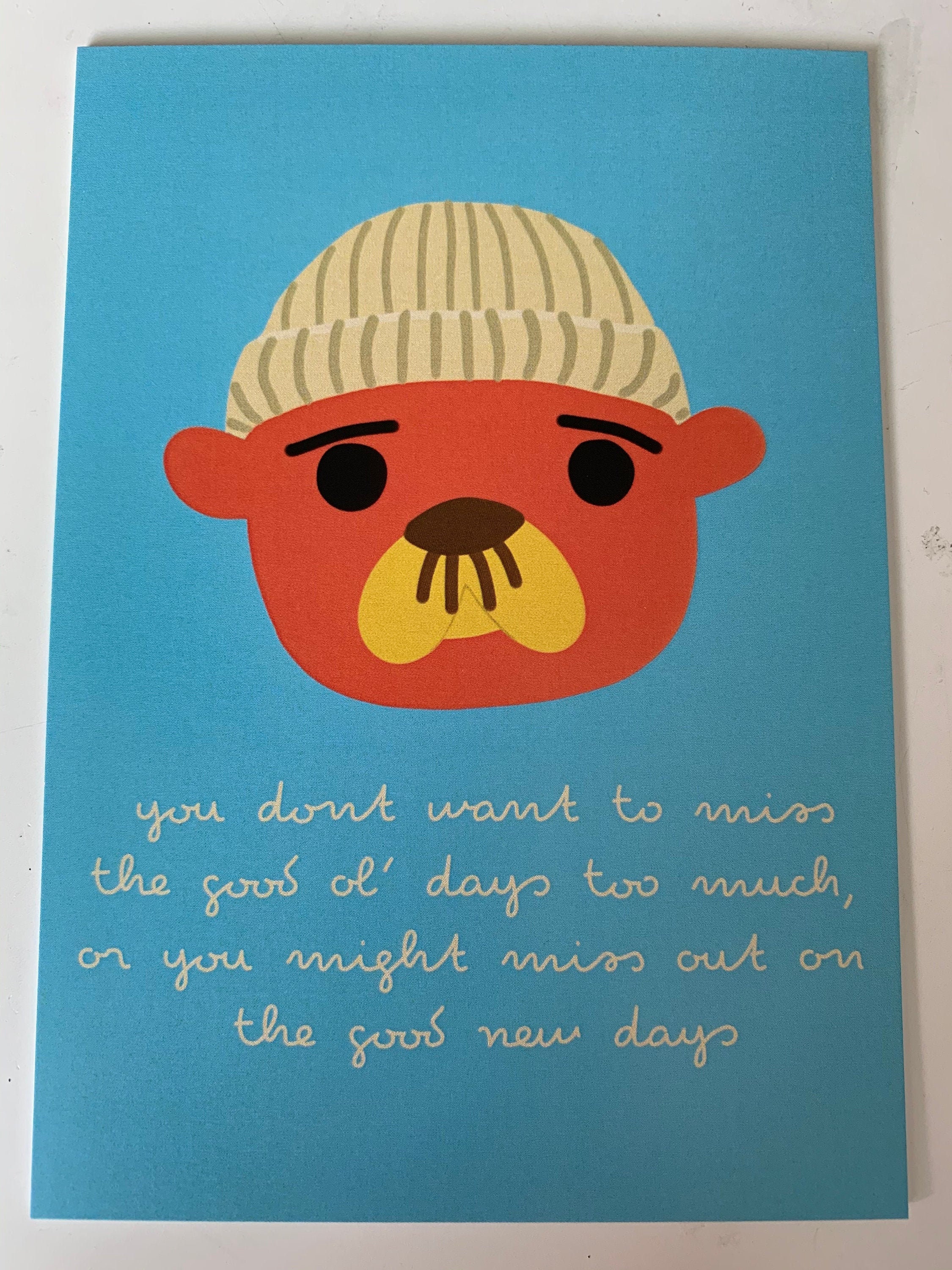 Animal Crossing Pascal Quote Postcard Etsy