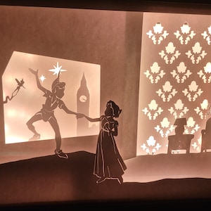 Peter Pan Shadowbox Frame TEMPLATE