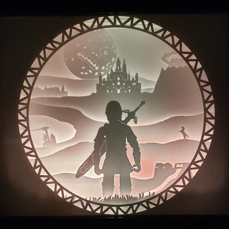 Hyrule Shadowbox - Etsy