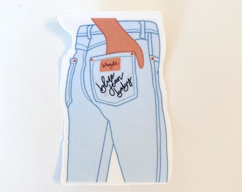 wrangler jeans sticker