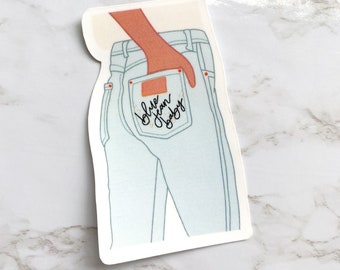 wrangler jeans sticker