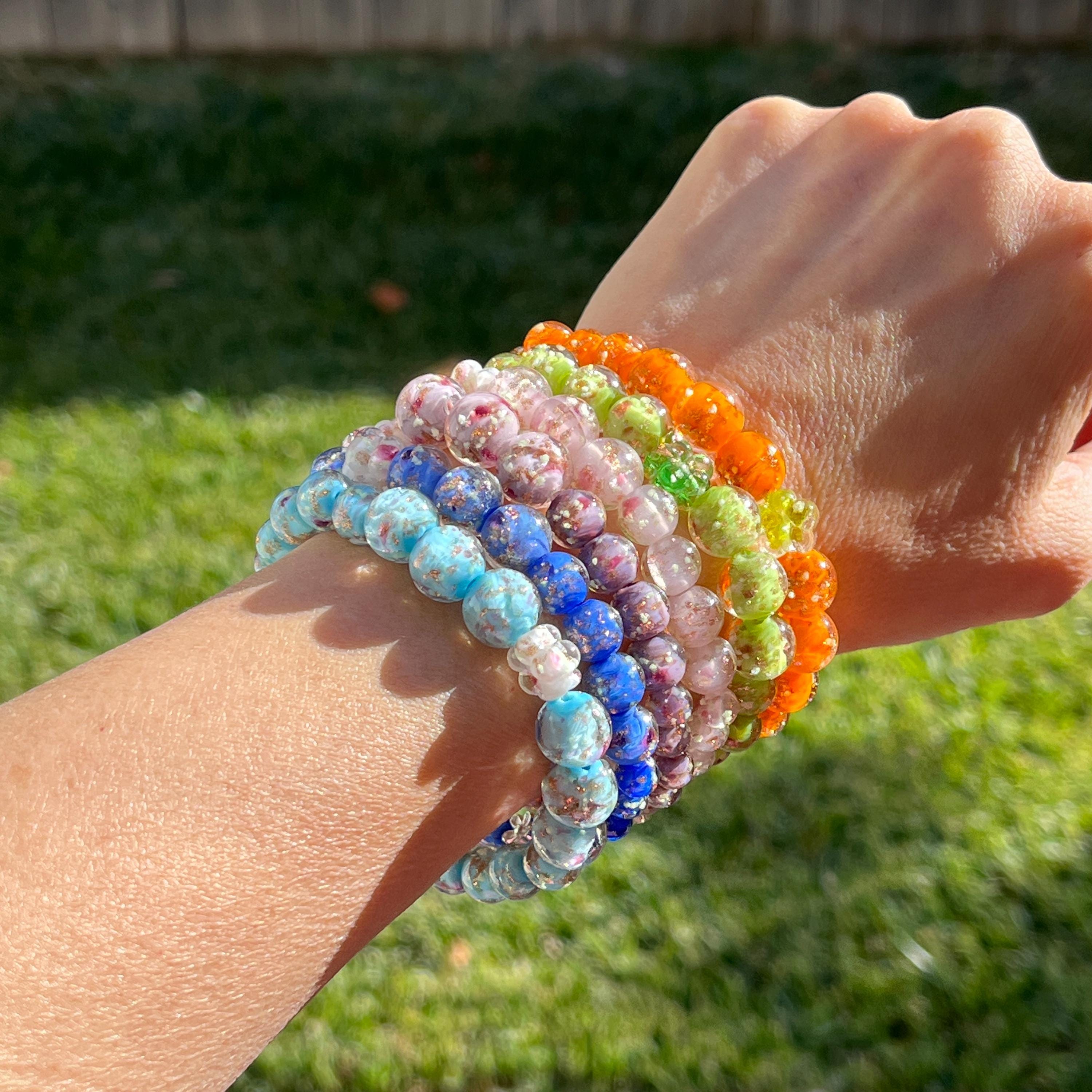 Glow Bracelets ARTSY Crafts Glow In The Dark Firefly Beads