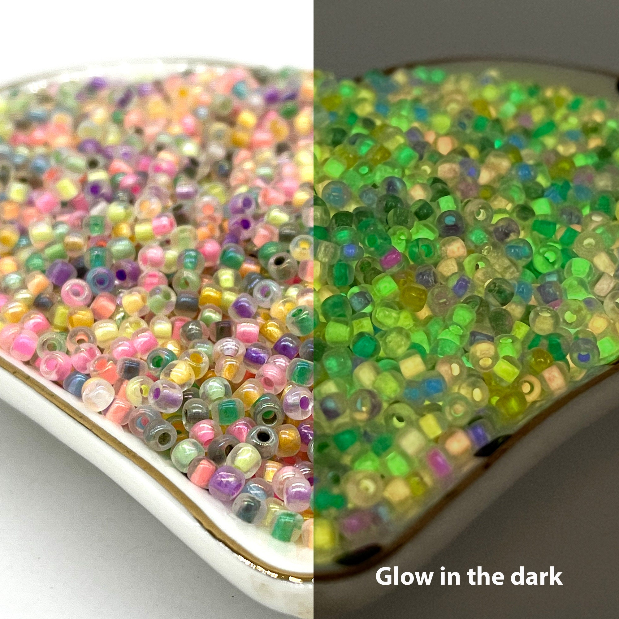 Spacer Beads European Glass Beads 20pc Glass Alloy Cores European