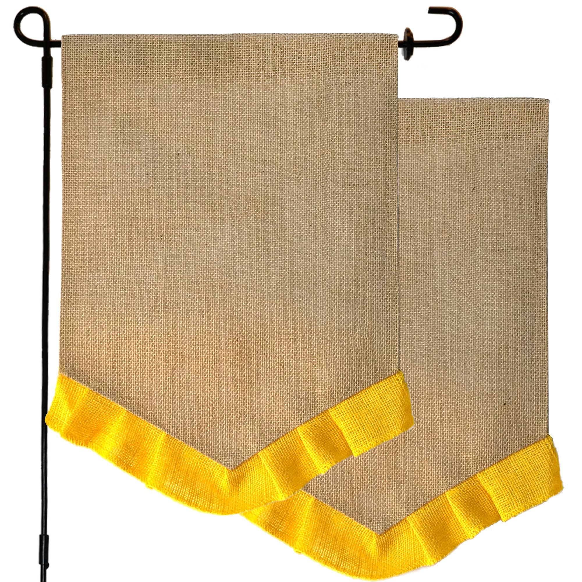 2 Pcs 12x18 Blank Garden Flags for DIY Plain Burlap Etsy