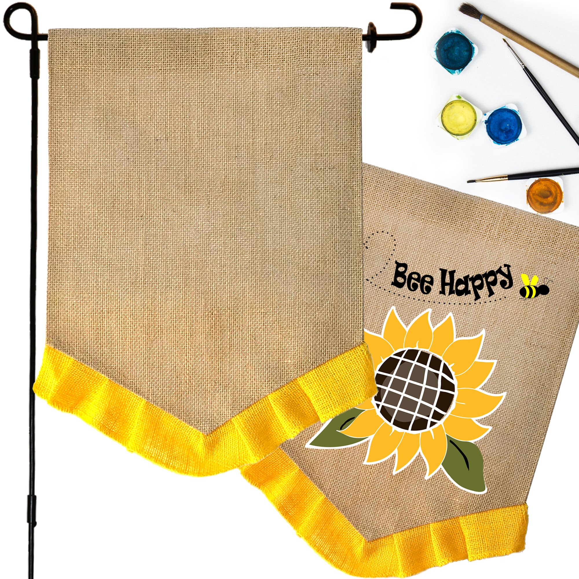2 Pcs 12x18 Blank Garden Flags for DIY Plain Burlap | Etsy