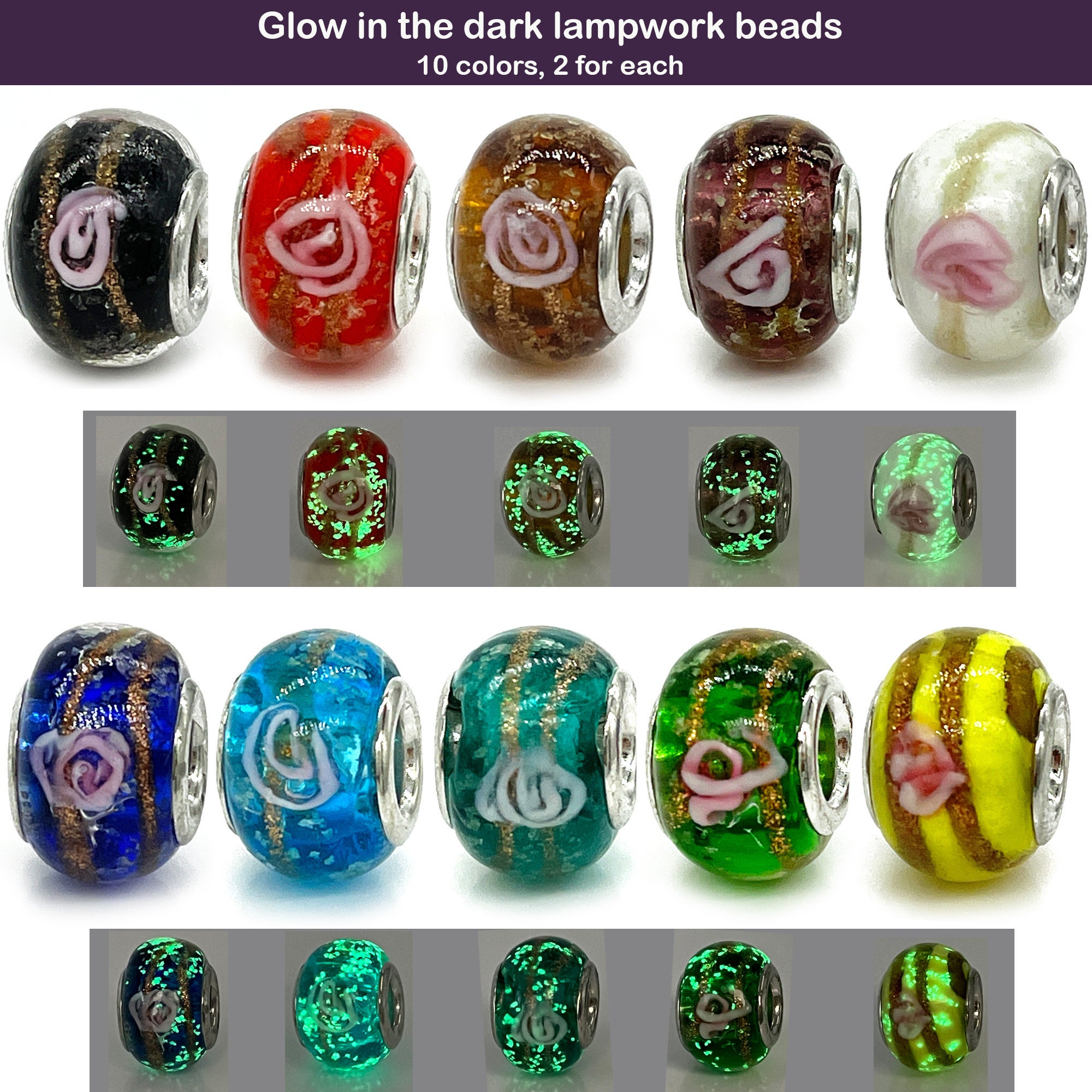 Glow In The Dark Beads  Julz Beads – UK Jewellery Making Supplies