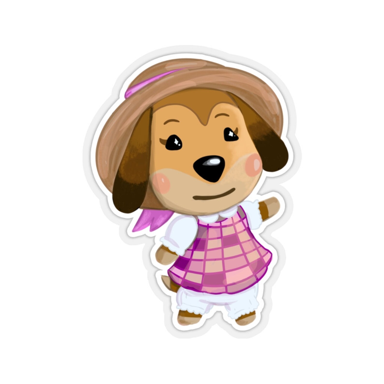 Animal Crossing New Horizons Maddie Kiss-Cut Stickers | Etsy