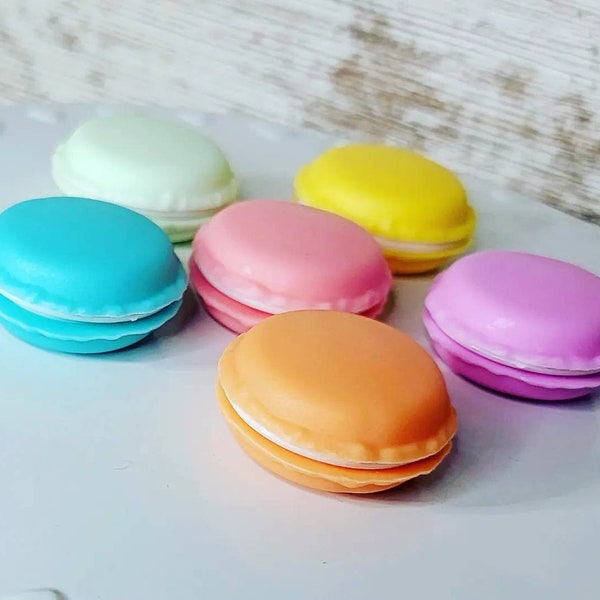 Faux Resin Macaroon Mini Storage Case for DIY Crafts, Farmhouse Decor, Tiered Trays, and 180D Hot Chocolate Mugs