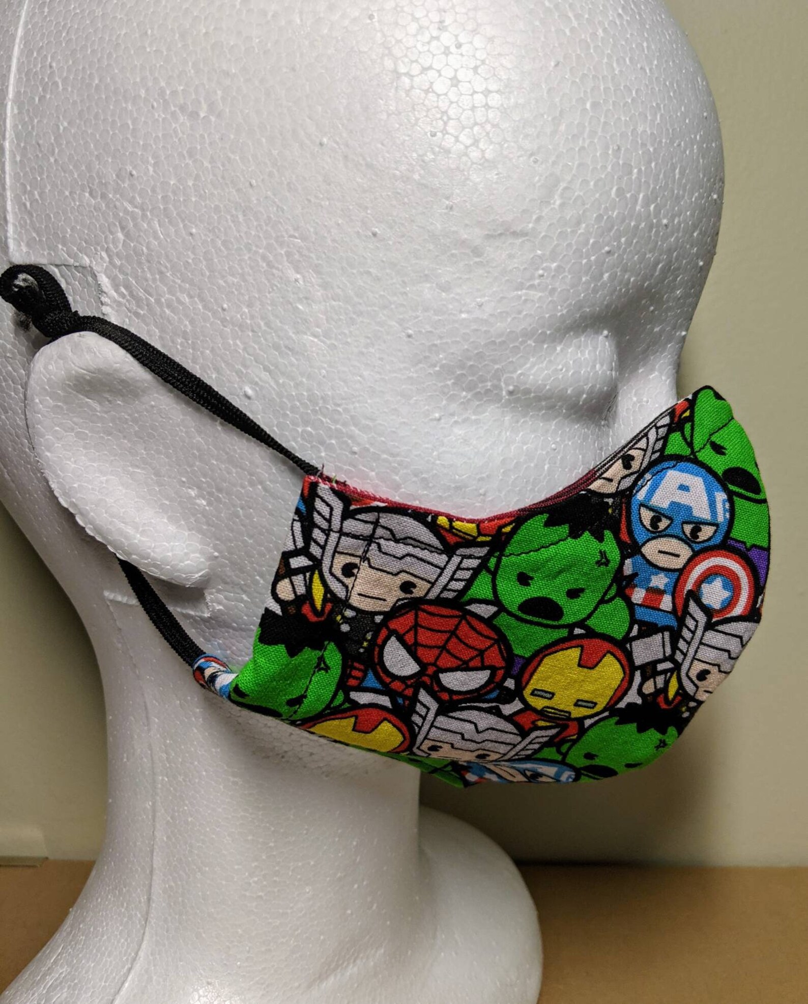 Marvelous Marvel Superheroes Face Mask Etsy
