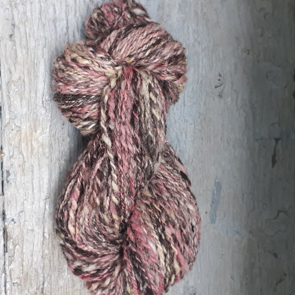 Naturally Dyed Handspun Yarn