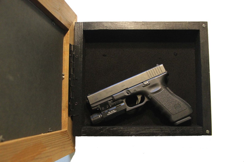 Contemporary Picture Frame Gun Concealment 8 X 10 Etsy