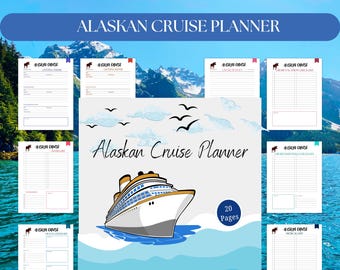 Alaska-Kreuzfahrt-Reiseplaner, Kreuzfahrt-Packliste, Alaska-Kreuzfahrt-Checklisten, Alaska-Reisebudgetplaner