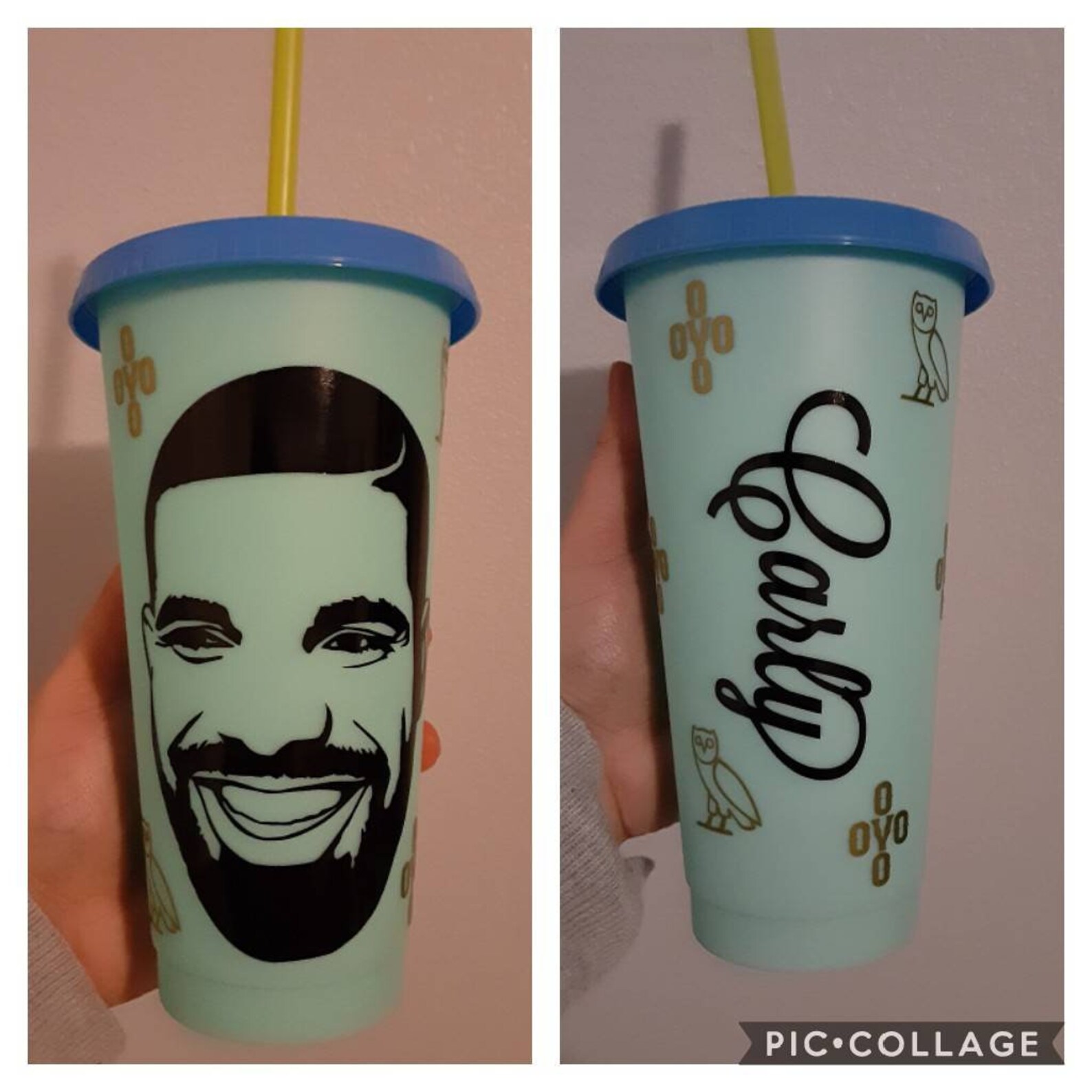 Drake Color Changing Cup 24 OunceTumbler Drake inspired cup Etsy