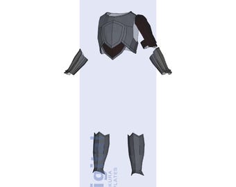 Garb of Kinship Inspired Cosplay Pepakura Template - EVA Foam Armor Pattern