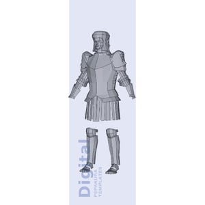 Looking Glass Knight Inspired Cosplay Pepakura Template - EVA Foam Armor Pattern