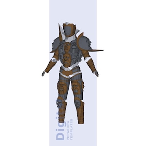 Mask Keeper Inspired Armor Cosplay Pepakura Template - EVA Foam Armor Pattern