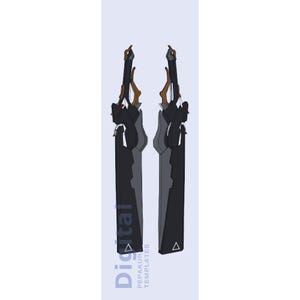 Komano Manato Sword Inspired Prop Cosplay Pepakura Template - EVA Foam Armor Pattern