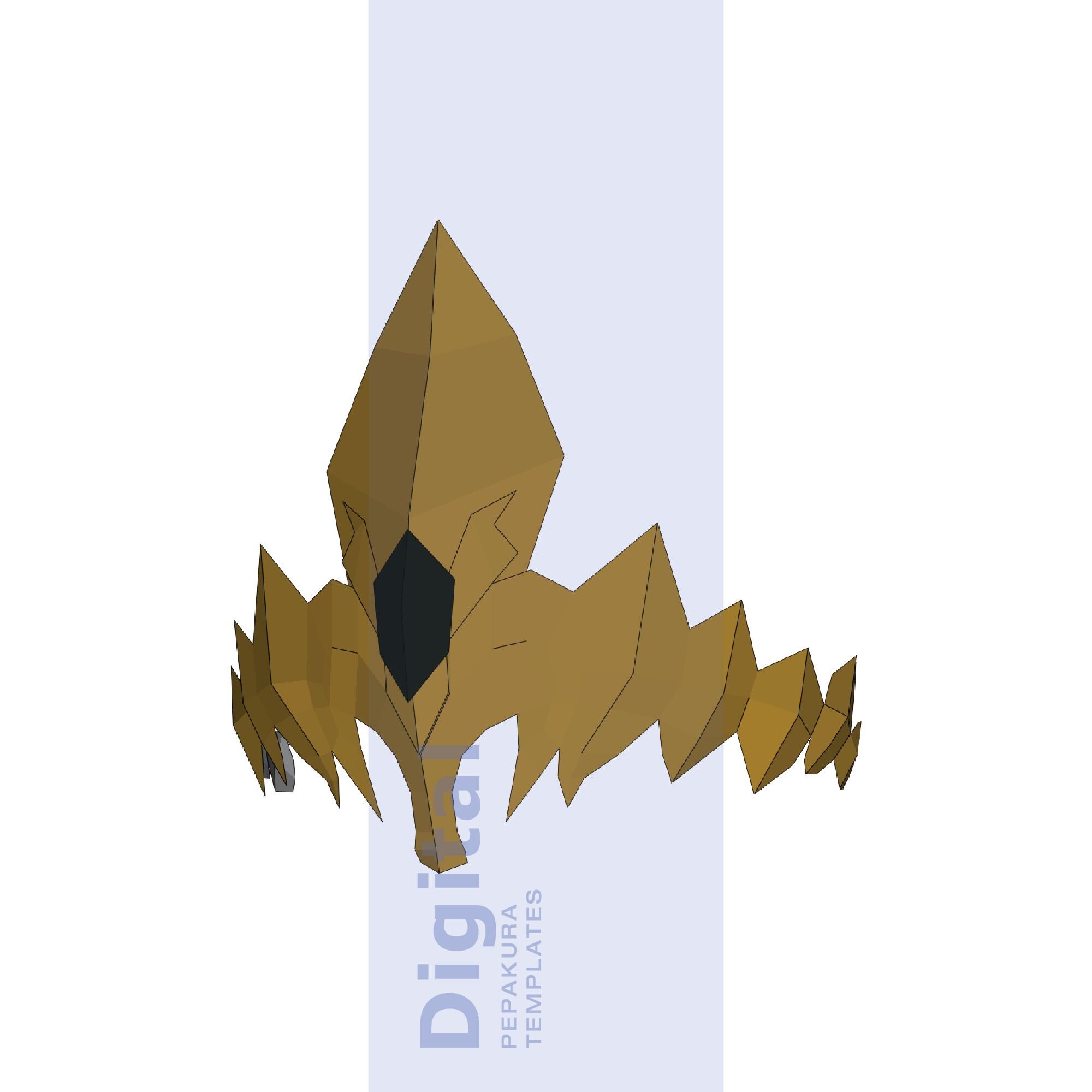 Magic Armor Inspired Cosplay Pepakura Template - EVA Foam Armor Pattern ...