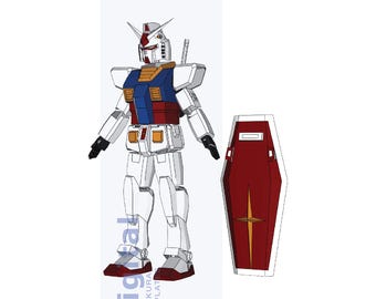RX-78-2 Gundam Cosplay Pepakura Template - EVA Foam Armor Pattern
