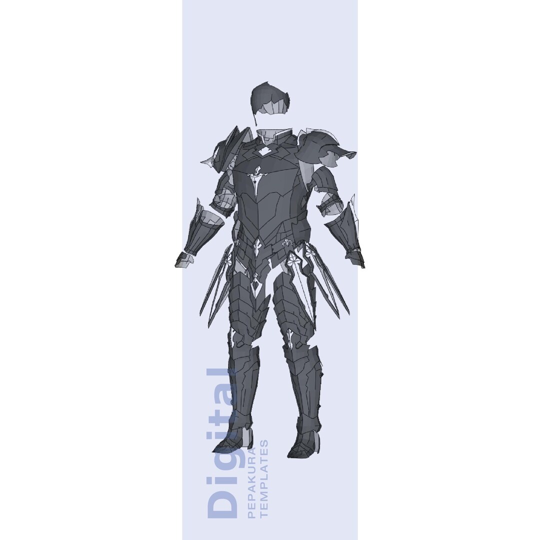 Alphen Inspired Cosplay Pepakura Template - EVA Foam Armor Pattern ...