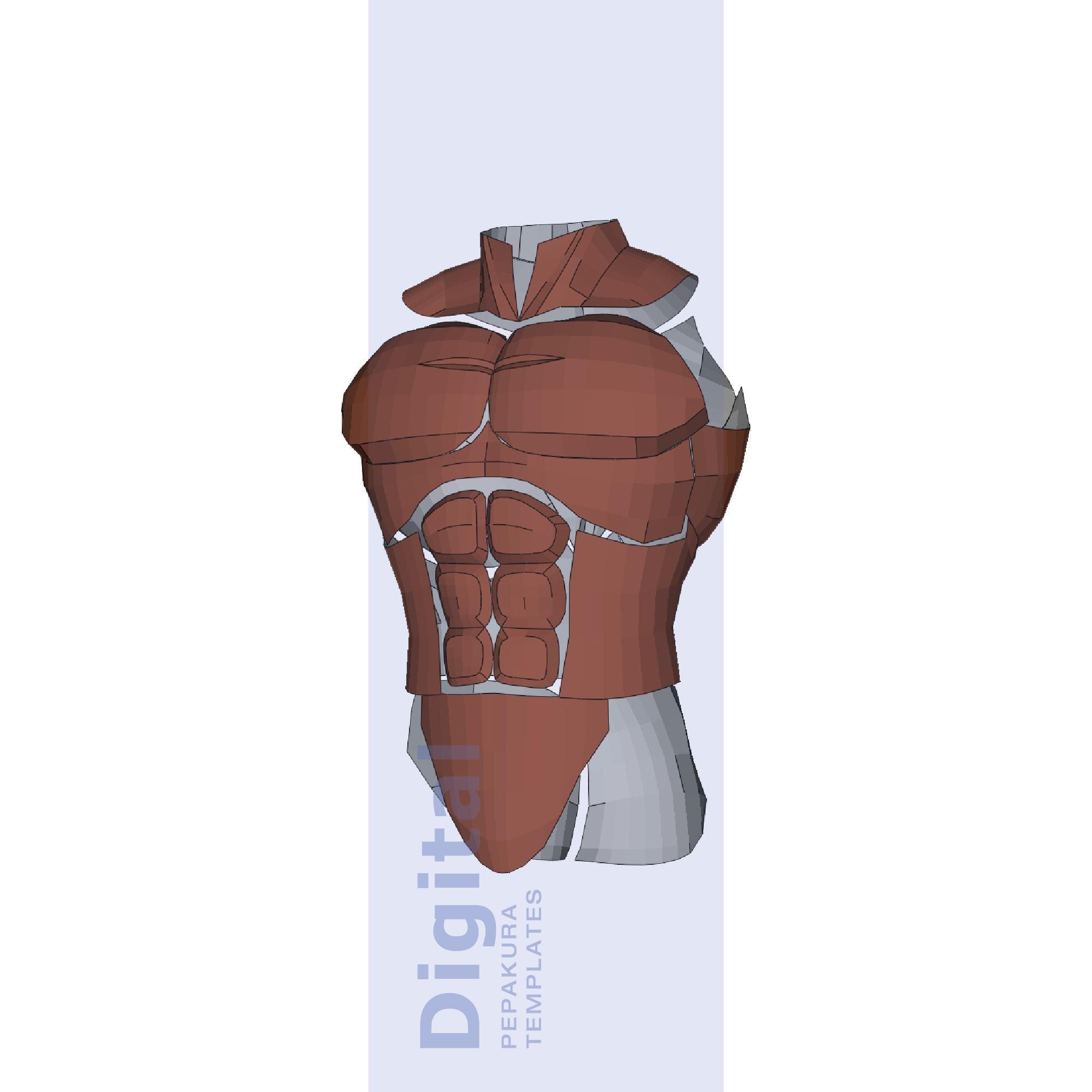 Muscle Suit Cosplay Pepakura Template - EVA Foam Armor Pattern - Etsy