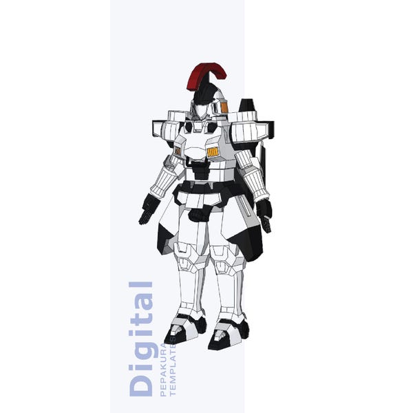 Tallgeese Gundam Cosplay Pepakura Template - EVA Foam Armor Pattern