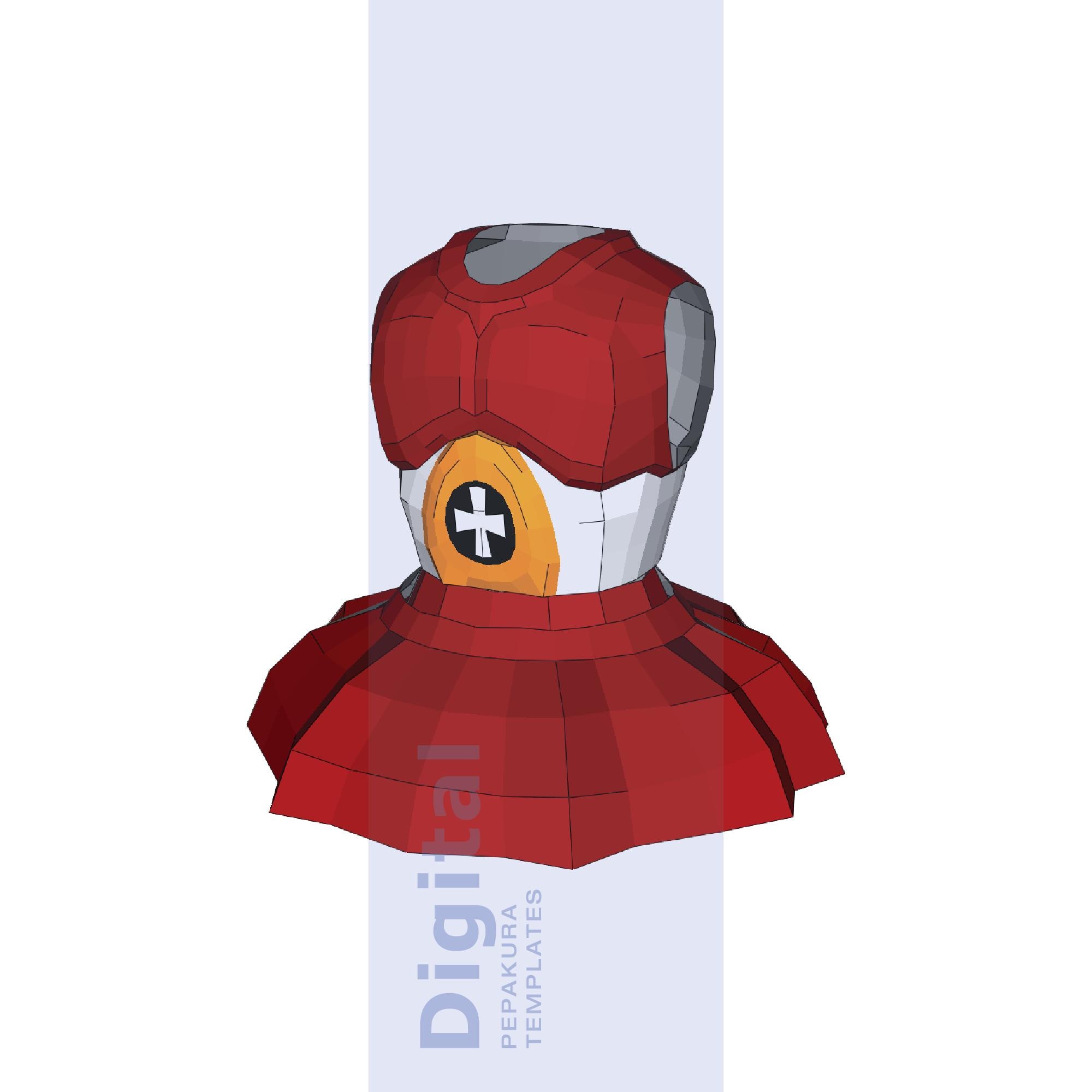 Circus Baby Inspired Cosplay Pepakura Template - EVA Foam Armor Pattern ...