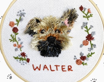 DOG - Custom Embroidered Pet Portrait