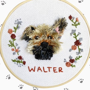 DOG - Custom Embroidered Pet Portrait