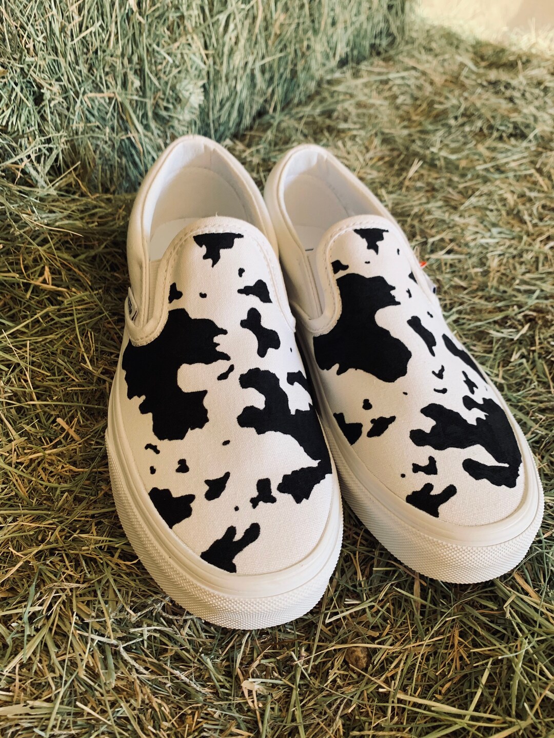 関税込☆VANS COW PRINT SLIP-ON PLATFORM カスタム 関税込☆VANS COW PRINT SLIP-ON カスタム