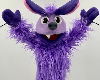 Swazzle Pup-Pet Hand Puppet Purple